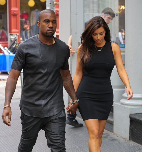 EXCLUSIVE: Kim Kardashian and Kanye West shopping in New York City