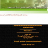 Le site de l’assemblée nationale du Cameroun piraté par des gays