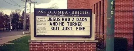 Une affiche fait scandale dans une église américaine