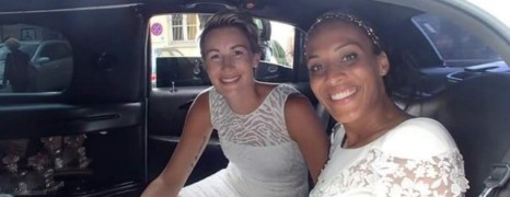 Les basketteuses Elodie Godin et Naomi Halman se sont mariées
