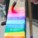 Une croix imposée à Gay Street repeinte aux couleurs LGBT