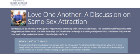 Les mormons ouvrent un dialogue avec les gays