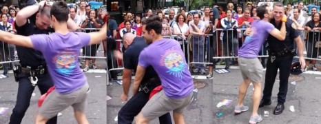 Un policier se lâche en pleine Gaypride de New-York