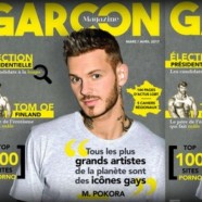 M Pokora en couverture de Garçon Magazine