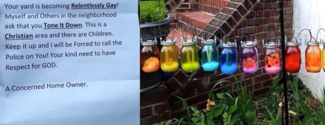 Le jardin trop gay qui dérange !