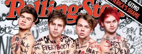 Les 5 SOS posent nus en une du magazine Rolling Stones